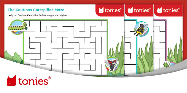 FREE! - The Cautious Caterpillar Maze (teacher made)