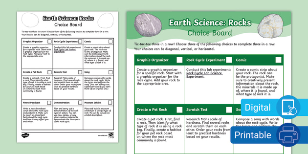 earth science rocks