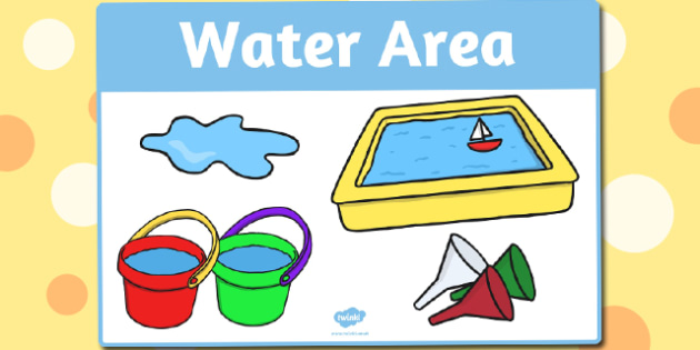 FREE! - 👉 Water Area Sign (teacher made)