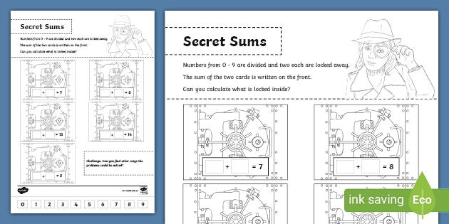 problem solving with sums