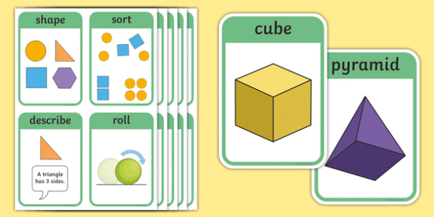 2d Shapes And 3d Objects Chart Educational Buy Educational