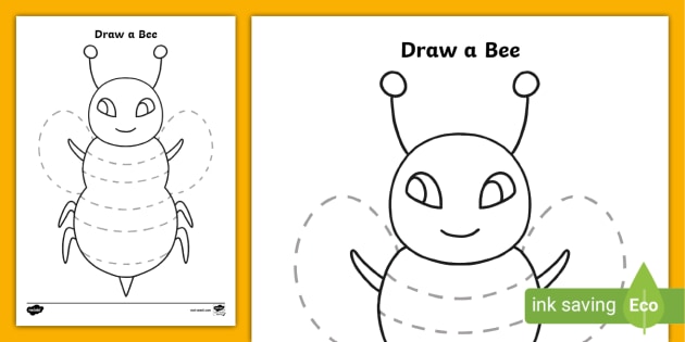 2 Awesomely Detailed Honey Bee Coloring Pages for Kids