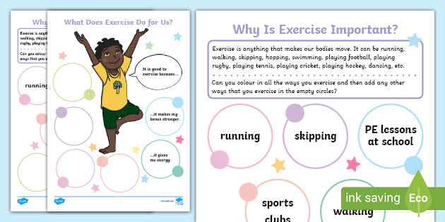 Why Is Exercise Important? (Teacher-Made) - Twinkl