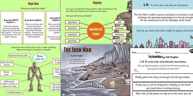 chapter iron man activities 4 Instructions Lesson Man Teaching story The Pack Iron