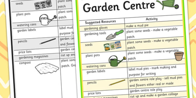 garden activity centre