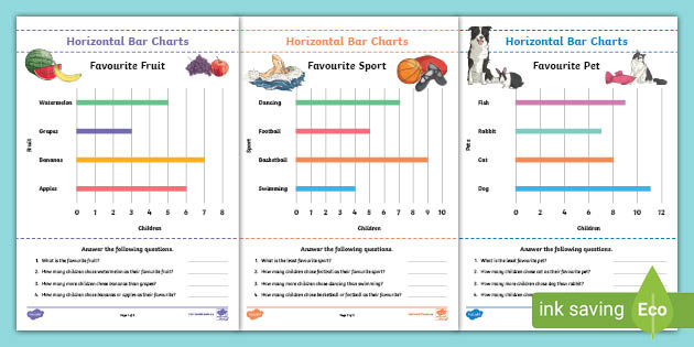 horizontal bar graph for kids