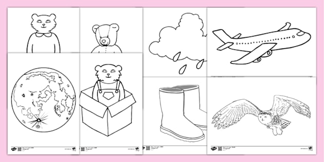 Colouring Sheets to Support Teaching on Whatever Next!