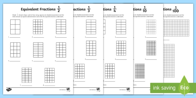 Equivalent Fractions Activities - Math - Twinkl - USA