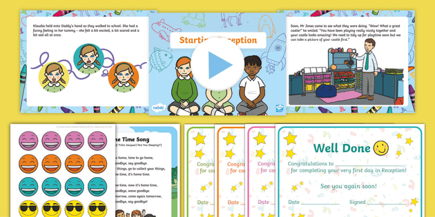 EYFS Starting Reception Editable PowerPoint Story