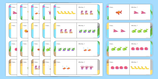 Free I Have Who Has Game To Support Teaching On Sharing A Shell