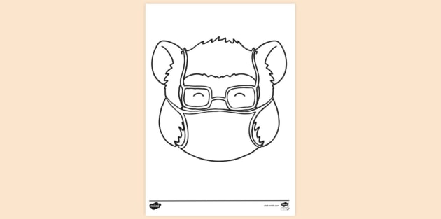 FREE! - Doctor Monkey Mask Colouring Sheet | Colouring Sheets