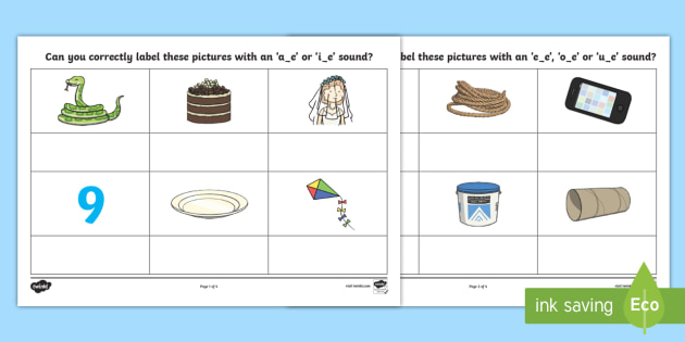 Phonics Games Split Digraphs