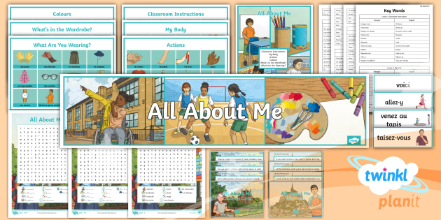 French: All About Me Year 3 Additional Resources