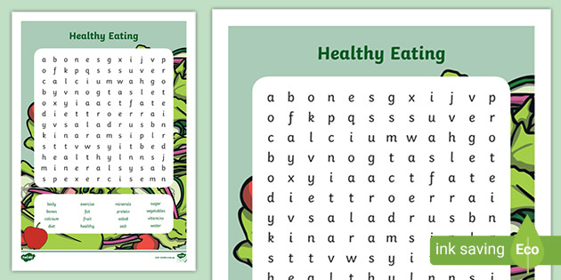 healthy-eating-word-search
