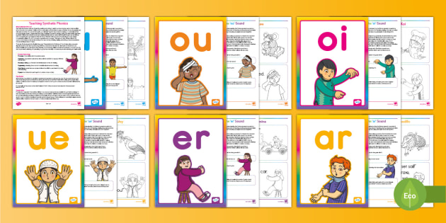 Twinkl Fun Phonics Activities Group qu, ou, oi, ue, er, ar