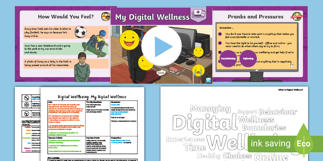 Social emotional learning lessons for students' digital wellness