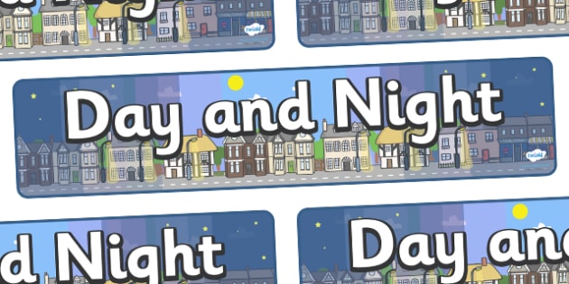 Day And Night Display Banner