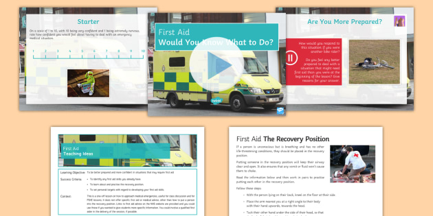 First Aid Lesson Plan Template