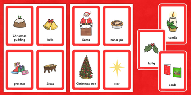 Christmas Pairs Matching Game - games, activities, activity