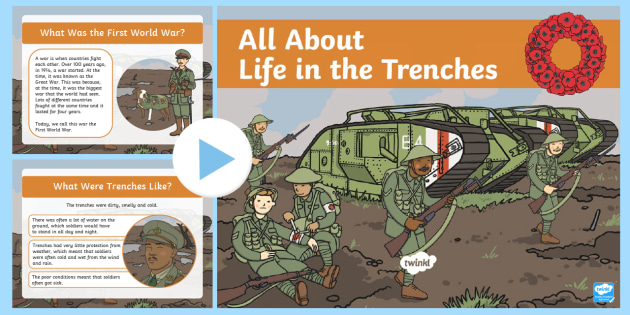 WWI Trenches Facts for Kids - History for Kids