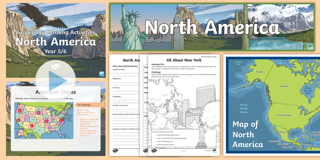 Resource Map Of North America - Map