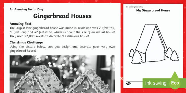  Gingerbread House Worksheet Worksheet teacher Made 