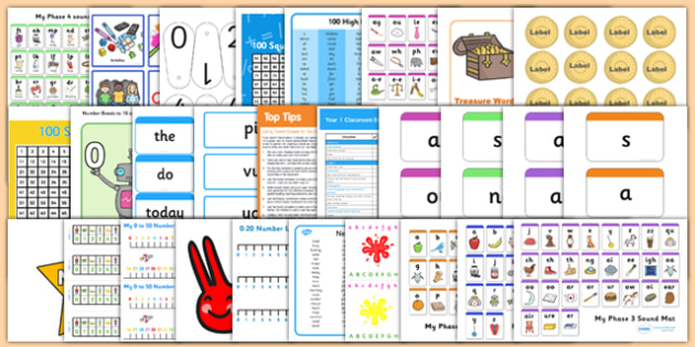 Year 1 Classroom Resources - Essentials Pack - Teacher-made