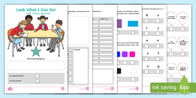 grade 1 baseline assessment south africa resource pack