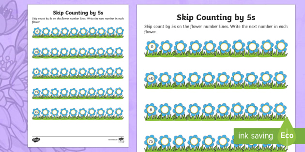 mother s day skip counting by 5s worksheet worksheet