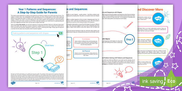 👉 Year 1 Patterns and Sequences: A Step-by-Step Guide for Parents