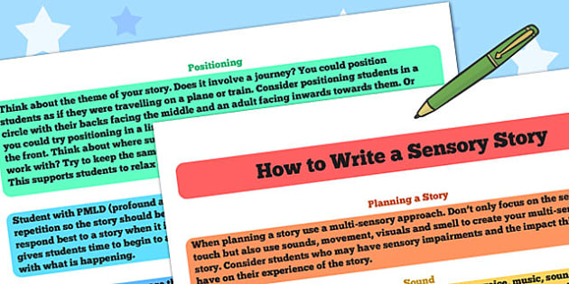 How To Write A Sensory Story Teacher Made