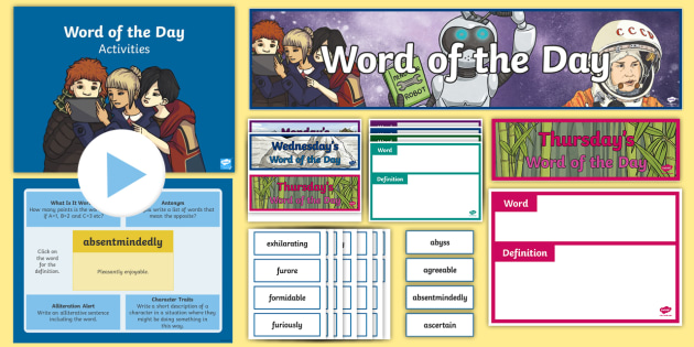 Year 6 Autumn 1 Word of the Day Display Pack (teacher made)