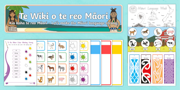 Te Wiki O Te Reo Māori Pack 0 3 Creat De Profesori