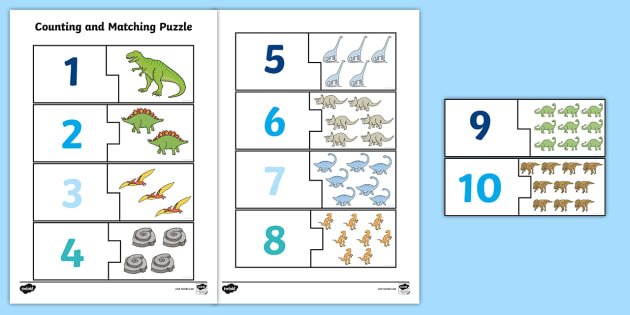 dinosaur counting game