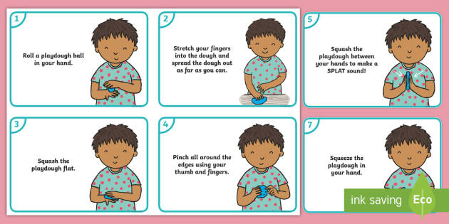 'Get Your Playdough' Child Activity Cards - Playdough Play, dough disco