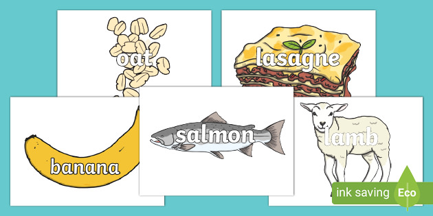 Food Themed Word Display Pack Teacher Made 6505