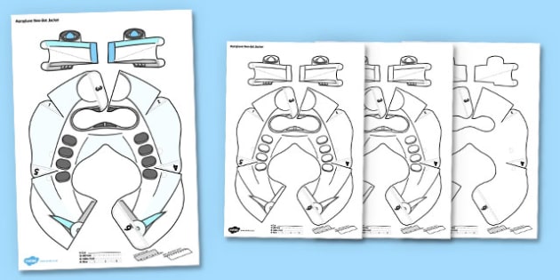Aeroplane Bee Bot Jacket - aeroplane, beebot, bee bot, bee-bot
