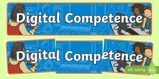 Digital Competence Framework Display Banner-Welsh