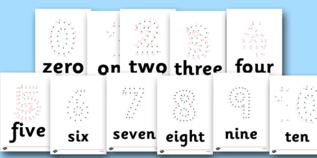 Dot To Dot Numbers 0 10 Activity Teacher Made