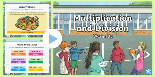 Year 5 Multiplication And Division Maths Warm-Up Powerpoint