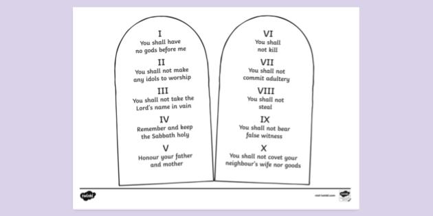 10 Commandments For Children Free Printable 3 Further Down In The Kc Downloads Look For The 