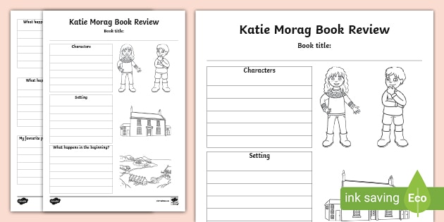 book review sheet katie morag teaching support twinkl