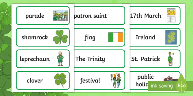 70+ St. Patrick's Day Words & Phrases: Vocabulary & Word List for St. Paddy's  Day - Capitalize My Title