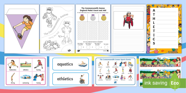 KS1 The Commonwealth Games Resource Pack (teacher made)