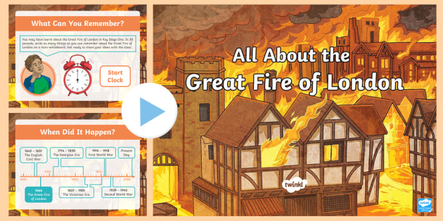 the great fire of london presentation