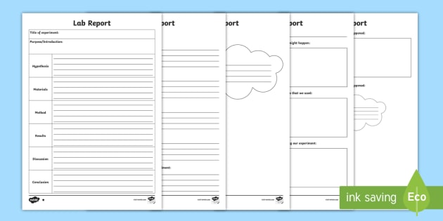 laboratory results template