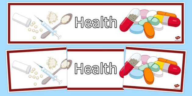 Health Display Banner (teacher Made)