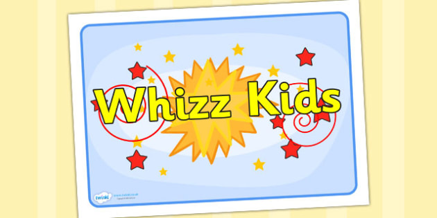 FREE! - ߑ Whizz Kids Group Sign (teacher made)