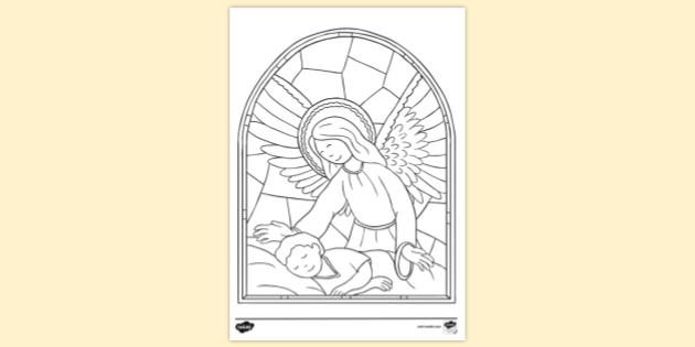 printable christian coloring and activity pages
