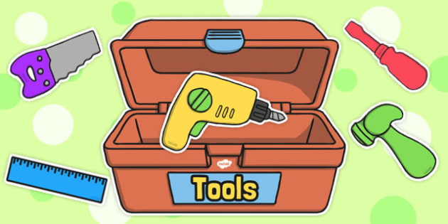 Editable Toy Tools and Toolbox (teacher made) - Twinkl